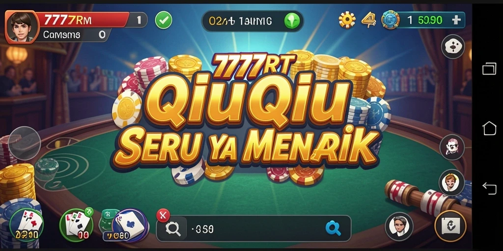 Tampilan gameplay seru dari 777RT yang menampilkan keterampilan QiuQiu.