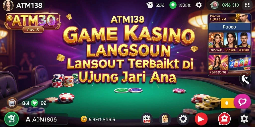 Tampilan gameplay ATM138 yang menarik dalam suasana Live Casino.