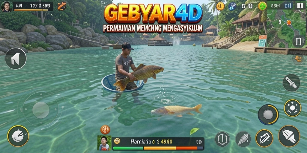 Tangkapan ikan yang luar biasa dalam gameplay GEBYAR4D.