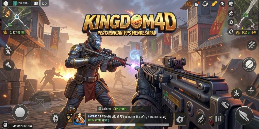 Gameplay KINGDOM4D yang penuh aksi dan seru.