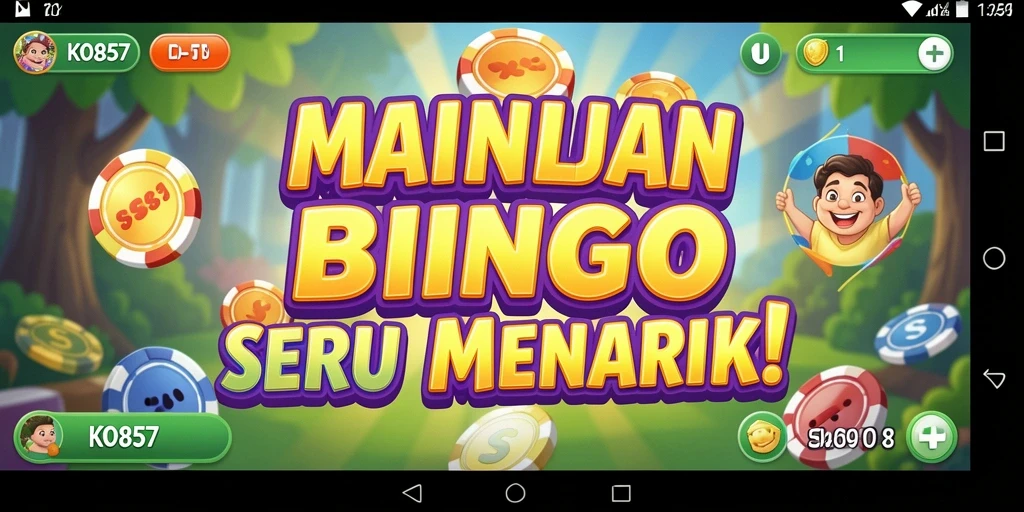 Tampilan permainan Bingo yang seru dan interaktif di KO857.