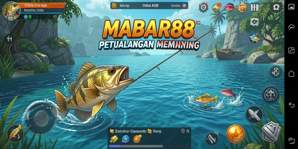 Tangkapan ikan yang besar dalam gameplay MABAR88.