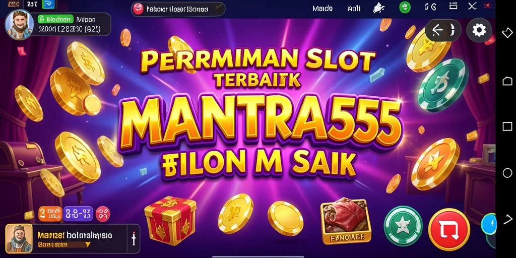 Tampilan menarik dari gameplay slot di MANTRA55.