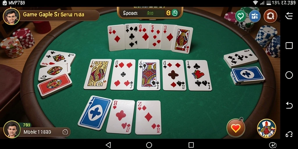 Screenshot gameplay gaple yang memukau dan menyenangkan.