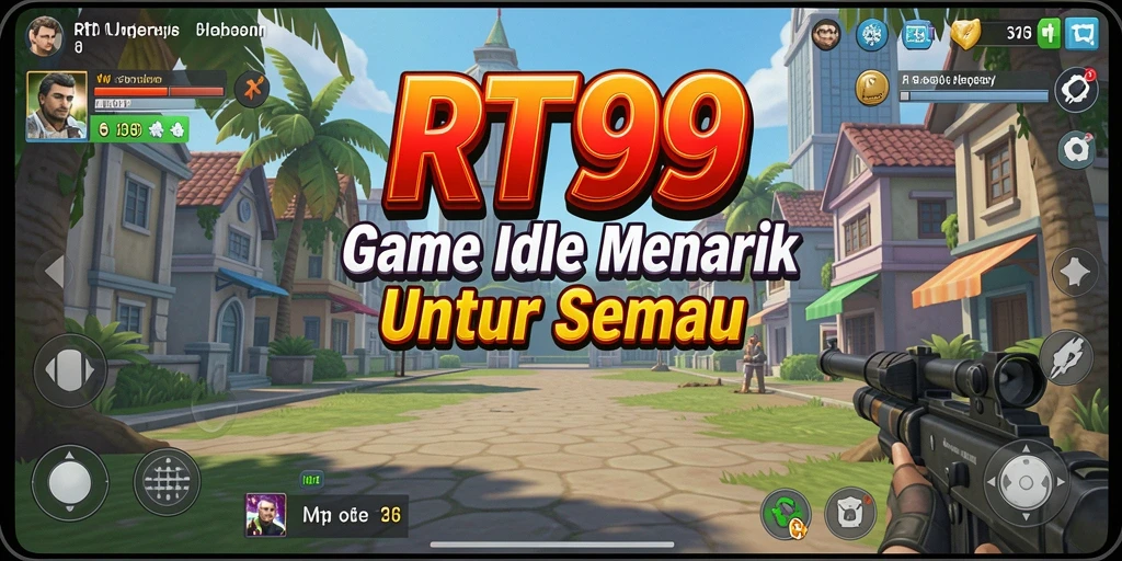 Screenshot gameplay RT99 memperlihatkan kemajuan kerajaan yang dinamis.