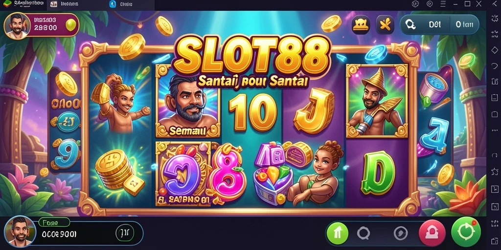 Tampilan gameplay SLOT88 yang menarik dan menyenangkan.