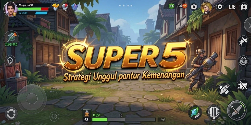 Tampilan menarik dari gameplay <strong>SUPER5</strong> yang penuh strategi.